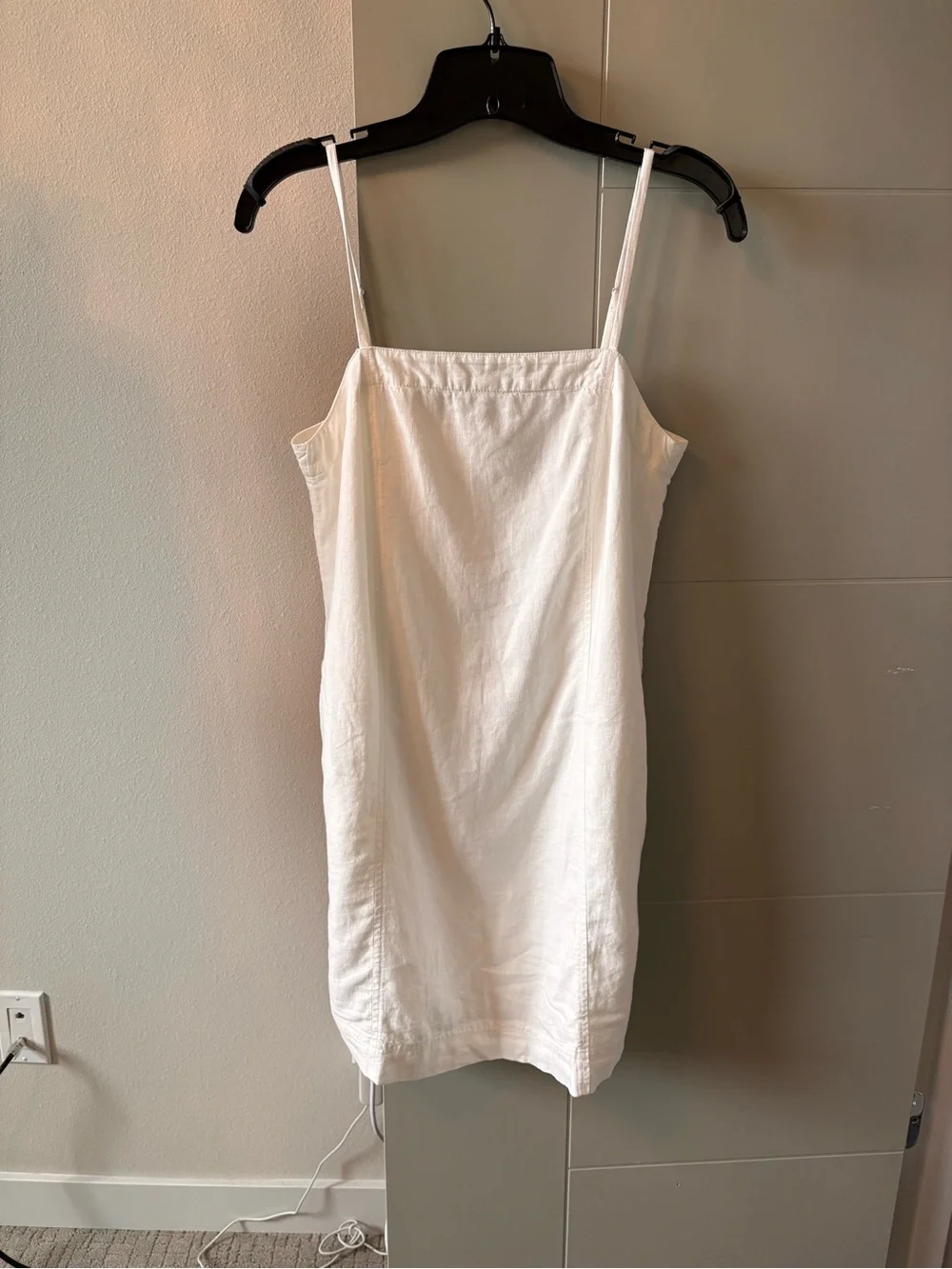 Madewell White Linen Slip Dress - Picture 8 of 10